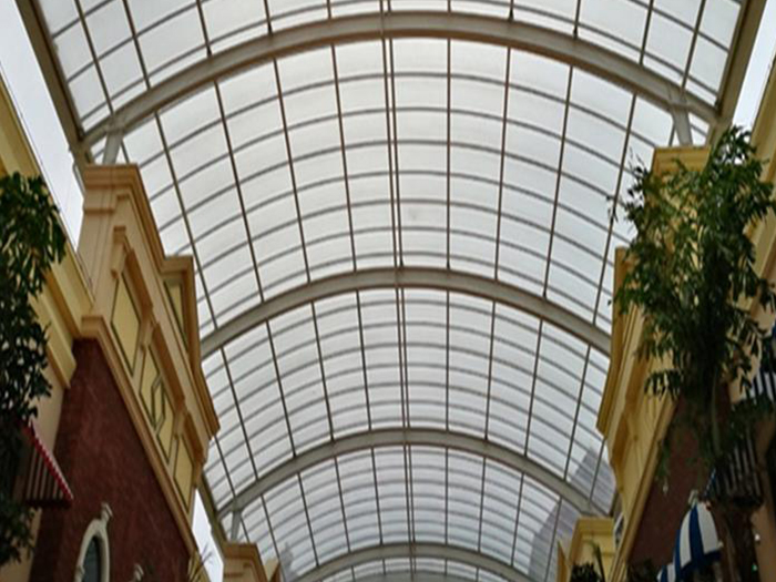 肇庆屋面网架顶棚吊装方案